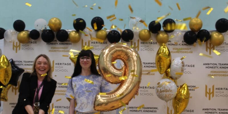 Hard work pays off for GCSE scholars at Heritage High School